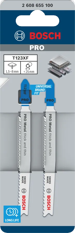 PRO Metal thick and thin T123XF