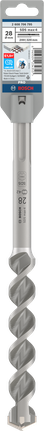 Broca para taladro percutor Bosch PRO SDS max-4 de 28×200×320 mm.
