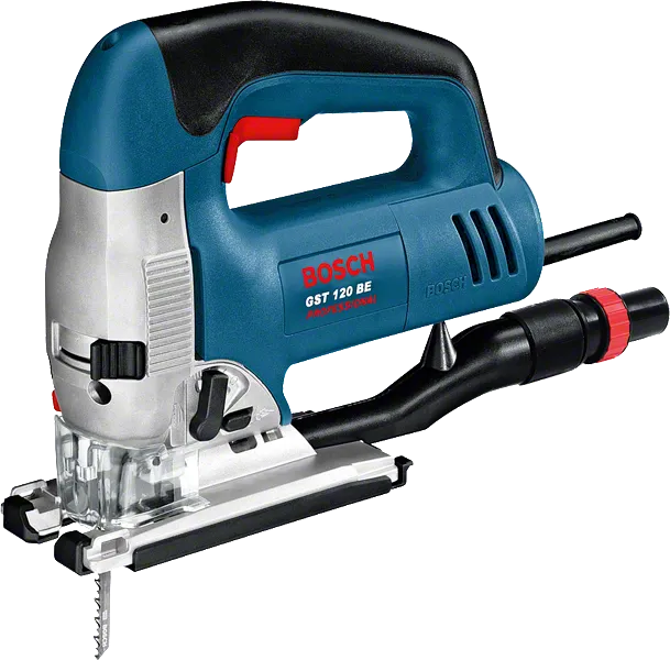 Sierra de calar Bosch GST 120 BE con mango ergonómico.