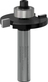 Broca ranuradora Bosch PRO, vástago de 8 mm para cortes precisos.