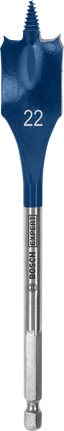 Broca de pala autocortante Bosch EXPERT de 22 mm.