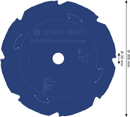 EXPERT Fibre Cement cordless 