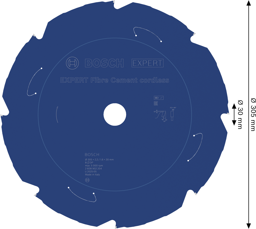 EXPERT Fibre Cement cordless 