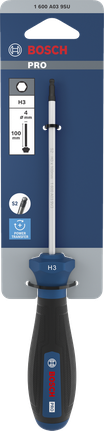 Destornillador Bosch PRO H3 x 100 mm con acero S2.