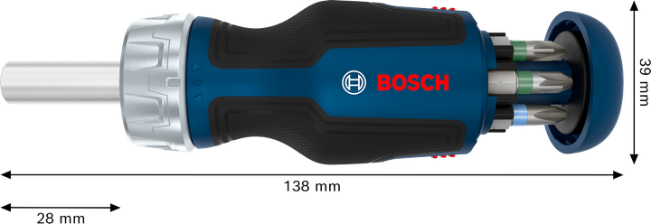 Atornilladores de punta de trinquete