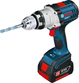 Taladro inalámbrico Bosch GSB 18V con batería de 3,0 Ah.