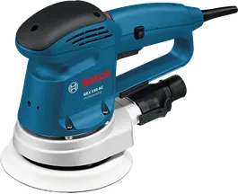 Lijadora orbital aleatoria Bosch GEX 150 AC con plato de 150 mm.