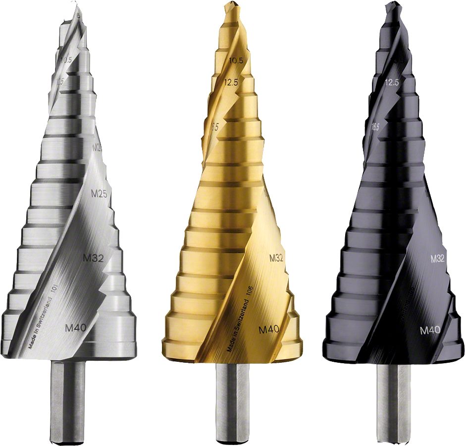 Brocas escalonadas Bosch para orificios pasacables.