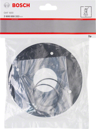 Accesorio de placa base redonda de Bosch.