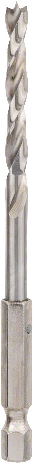 Broca de punta fina Bosch con vástago hexagonal de 1/4 de pulgada.