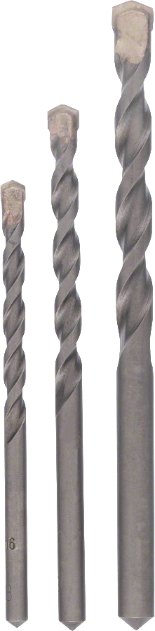 Juego de brocas para hormigón Bosch CYL-3 de 3 piezas de 5/6/8 mm.