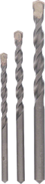 Juego de brocas para hormigón Bosch CYL-3 de 3 piezas de 5/6/8 mm.