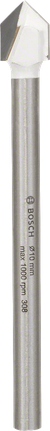 Broca para baldosas Bosch CYL-9 Cerámica, diámetro 10 mm.