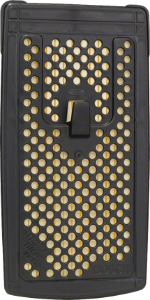 Tapa de filtro Bosch para caja de polvo HW3, diseño perforado.