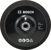 Base de impresión Bosch M14 de 150 mm con cierre de velcro.