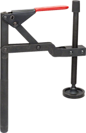 Soporte de acción rápida vertical de Bosch para una sujeción segura.