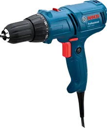 Taladro eléctrico azul.