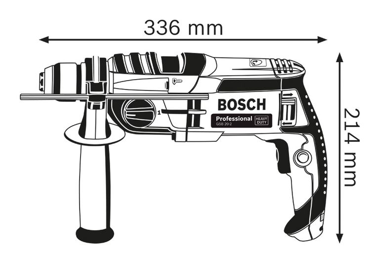 GSB 20-2 Taladro percutor atornillador