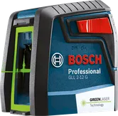 Herramienta niveladora láser Bosch GLL 2-12 G con láser verde.