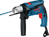 Taladro de impacto Bosch GSB 13 RE con motor de 600W.
