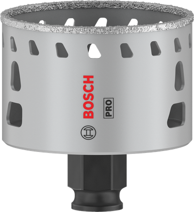 Sierra de corona Bosch PRO Tile PC Plus de 64 mm para cortar azulejos.