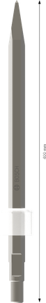 Cincel puntiagudo Bosch PRO HEX 19-4C, vástago hexagonal de 400 mm.