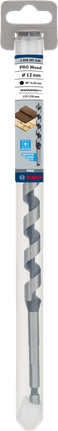 Broca para madera Bosch PRO de 12 x 170 x 235 mm.