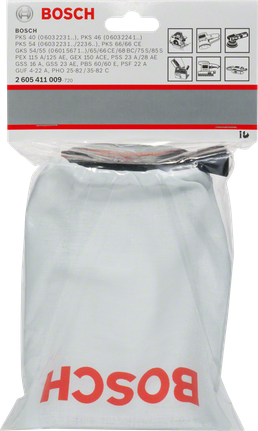 Bosch dust bag accessory.