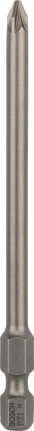 Bosch screwdriver bit Extra Hard PZ1 89mm.