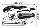 Bosch GSS 23 AE Orbital Sander dimensions drawing
