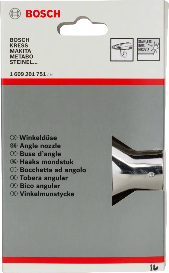 Bosch angle nozzle accessory, 33.5 mm diameter.