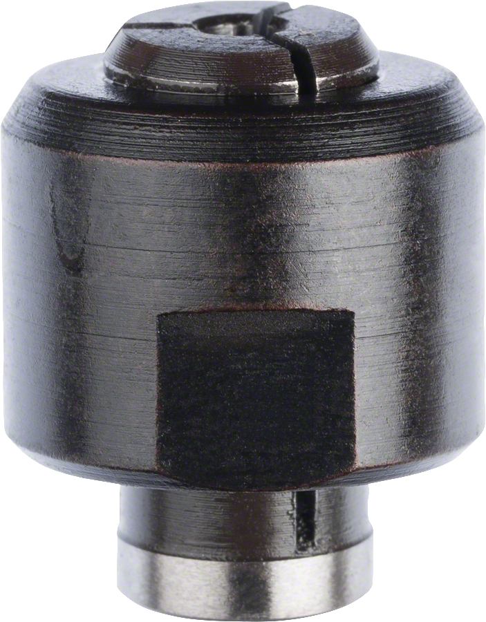 Bosch collet with locking nut 3 mm diameter.