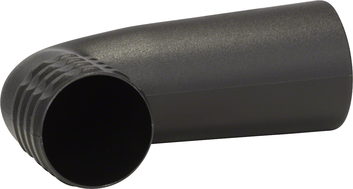 Bosch connector angled plastic fitting for dust extraction.
