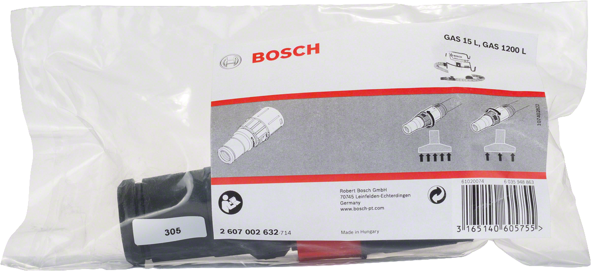 Bosch adapter set for GAS 15 L.