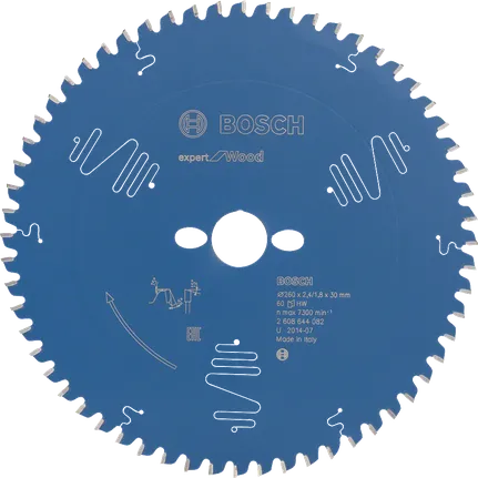 Bosch circular saw blade Expert for Wood 260mm 60 teeth.