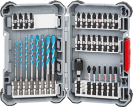 Pick and Click MultiConstruction Drill and Impact Control Screwdriver Bit Set, 35-Pieces