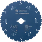 Bosch ConstructWood saw blade 230mm for wood cutting.
