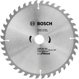 Bosch Circular Saw Blade Eco for wood, 254 mm 40 teeth.