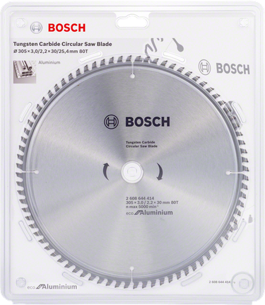 Bosch circular saw blade eco for aluminium.