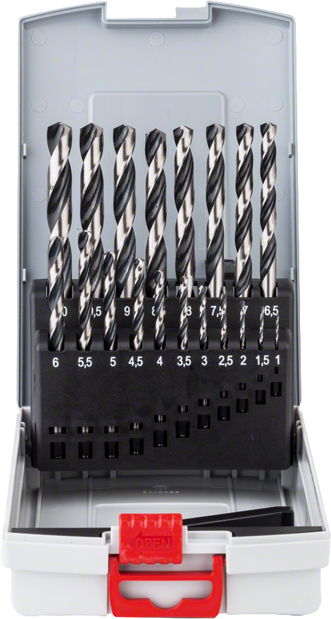 Bosch HSS Twist Drill Bit PointTeQ 19pcs set in ProBox.
