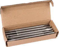 Bosch pointed chisel SDS plus 250mm set in box.