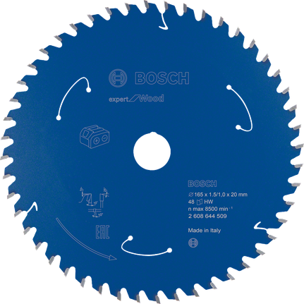 Bosch Expert for Wood circular saw blade 165mm 48T.
