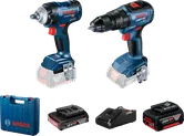 Bosch GDS 18V-400 set, cordless impact wrench and drill.