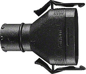 Bosch dust extraction adapter for power tools.