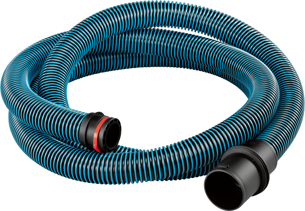 Bosch antistatic hose with bayonet lock and adapter.