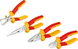 Bosch VDE pliers set 4pc with insulated handles.