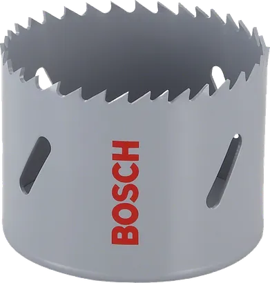 Bosch hole saw for precise circular cutting.