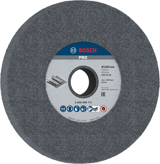 Bosch PRO Metal Grinding Wheel 200x25x32 mm G36.