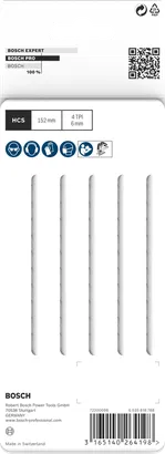 Bosch PRO Wood precise T344DP jigsaw blades 152 mm 5 pcs.