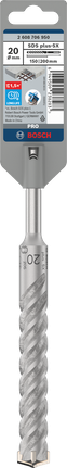 Bosch SDS plus-5X hammer drill bit 20×150×200 mm.